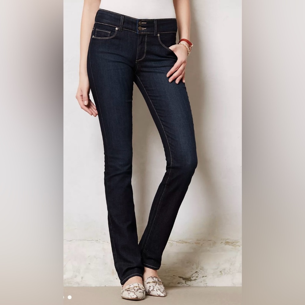PAIGE Hidden Hills Straight Jeans sz 25 Tall